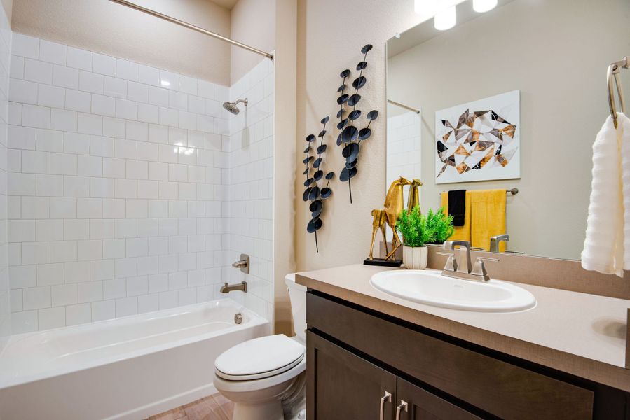 Furnished interior view inside a new home in Westside Crossing, Berthoud (Image 25).