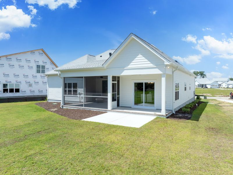 Representative exterior details of a home built from the Claremont by Bill Clark Homes in Sidbury Landing, Wilmington (Image 30).