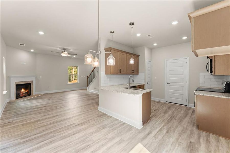 Furnished interior view inside a new home in Magnolia Villas, Cornelia (Image 5). Furnished interior view inside a new home in Magnolia Villas, Cornelia (Image 5).