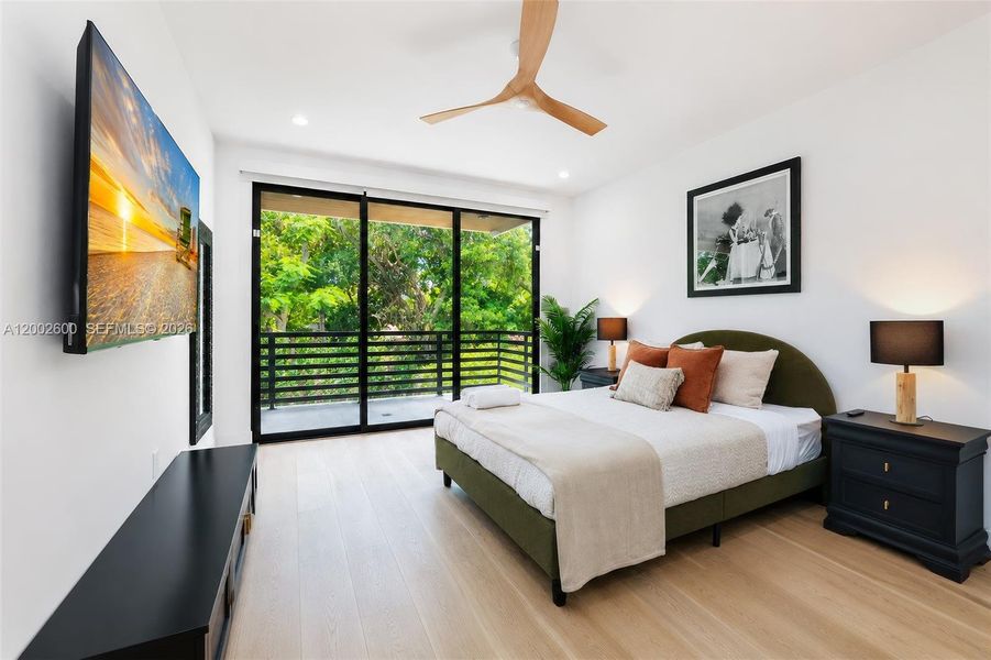 Furnished interior view inside a new home in , Miami (Image 14).