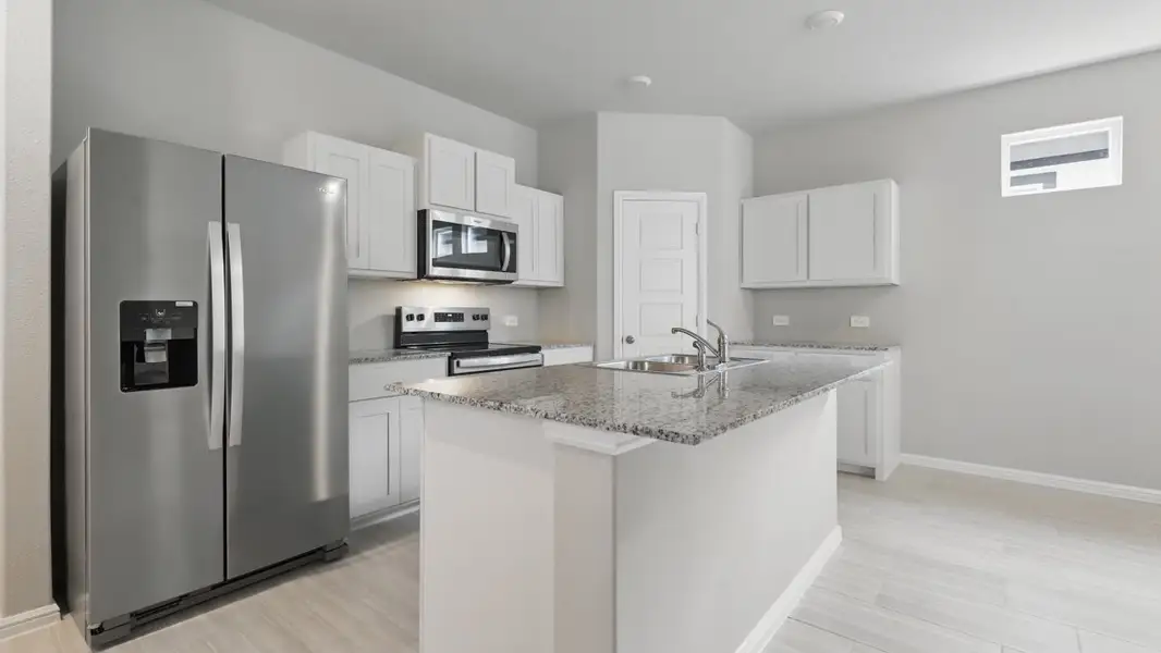 Representative furnished interior of a home built from the ALMOND by D.R. Horton in Orchard Village, Fort Worth (Image 5). Representative furnished interior of a home built from the ALMOND by D.R. Horton in Orchard Village, Fort Worth (Image 5).