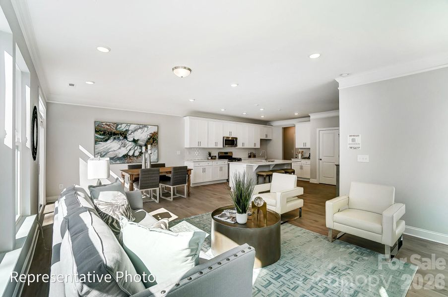 Furnished interior view inside a new home in Harrisburg Village, Harrisburg (Image 7).