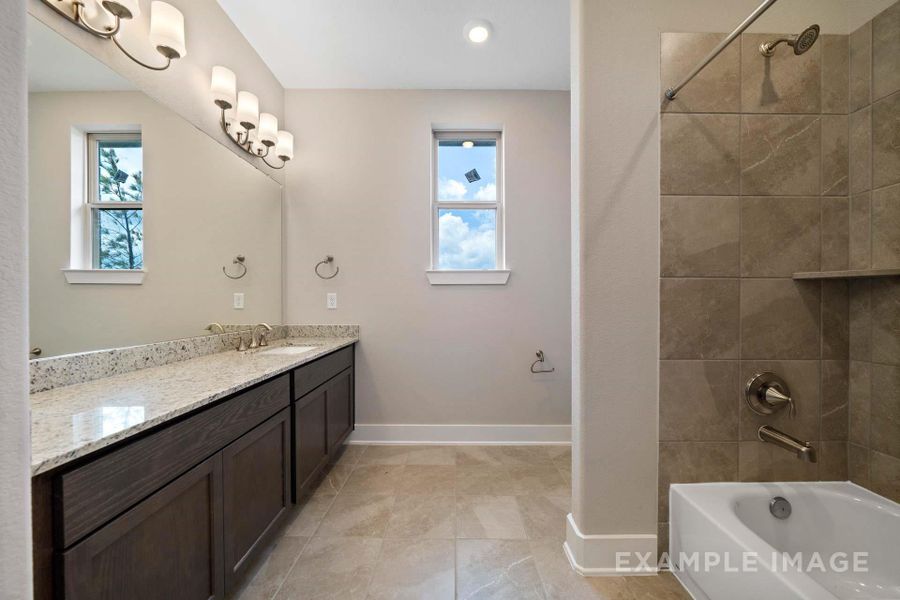 Furnished interior view inside a new home in Lago Mar, Texas City (Image 12).