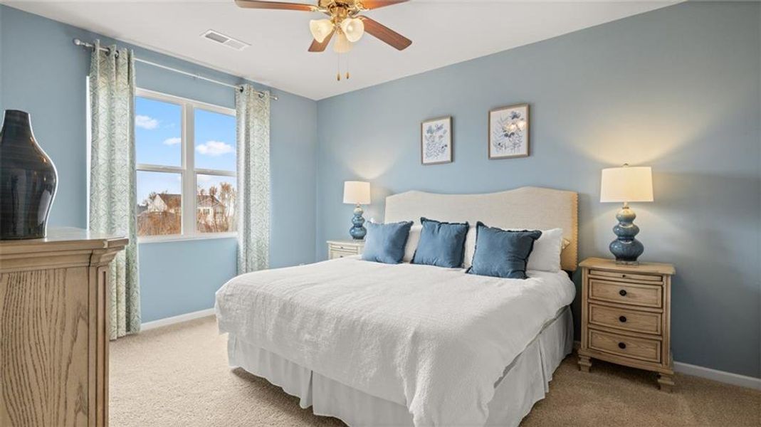 Furnished interior view inside a new home in Jackson Landing, Jefferson (Image 34).