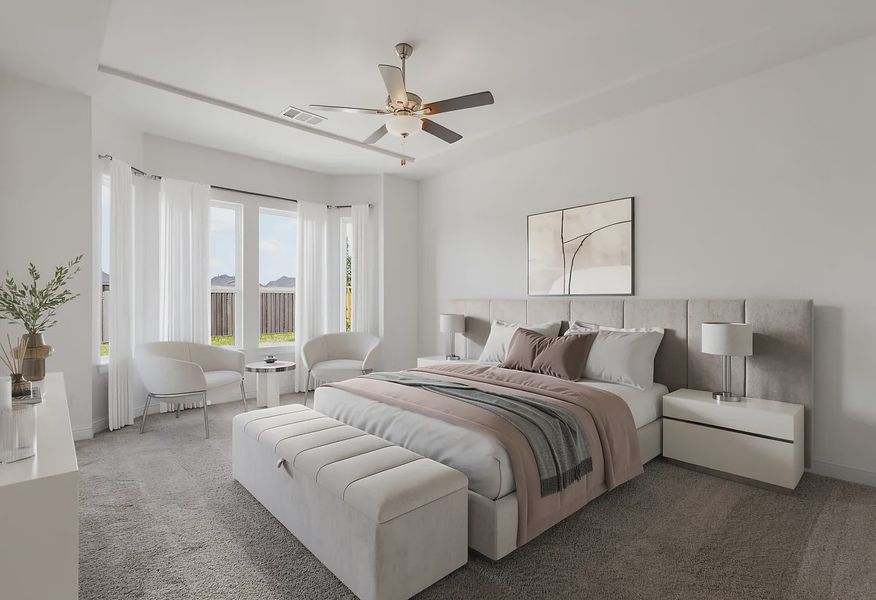 Homesite 7007 Primary Bed - Staged - 11 of 24