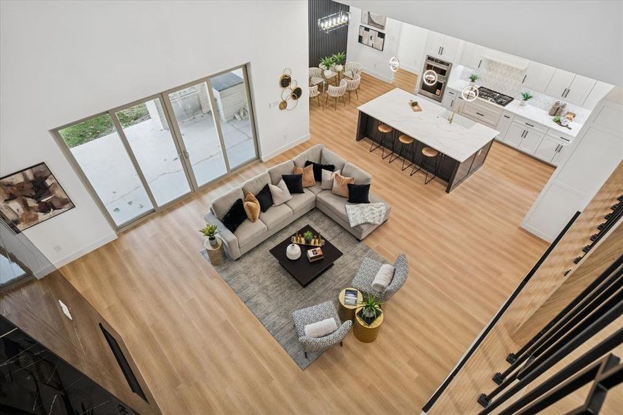 Furnished interior view inside a new home in , North Richland Hills (Image 32).