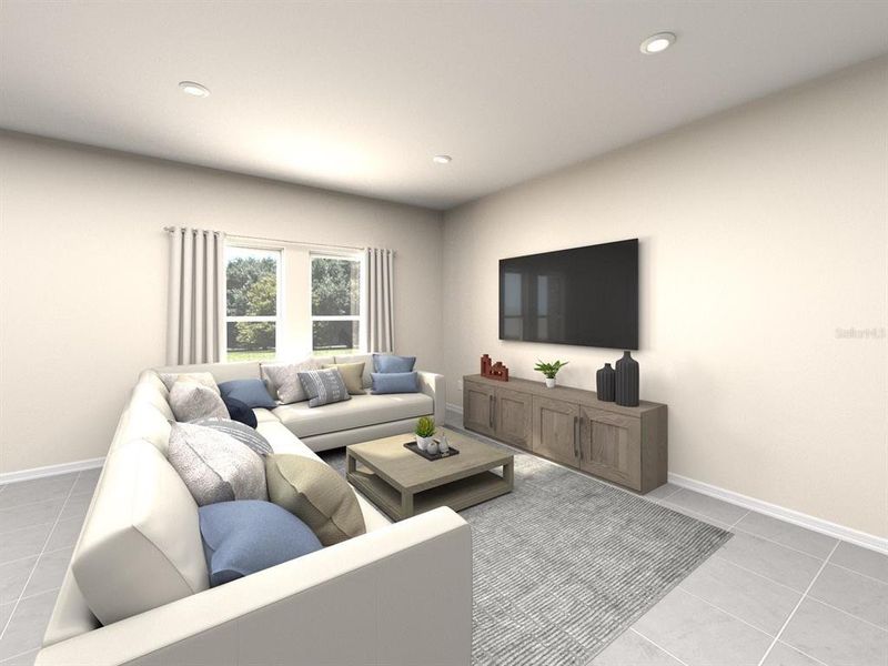 Furnished interior view inside a new home in Benton Hills - Classic Series, Brooksville (Image 5).