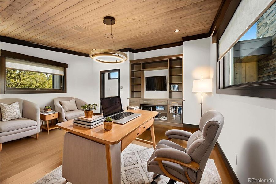 Virtually staged Upper level office or bonus space Virtually staged Upper level office or bonus space