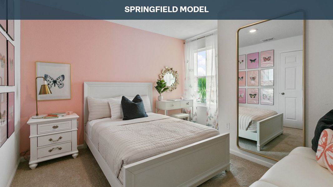 Furnished interior view inside a new home in Cordera Townhomes, St. Augustine (Image 16).