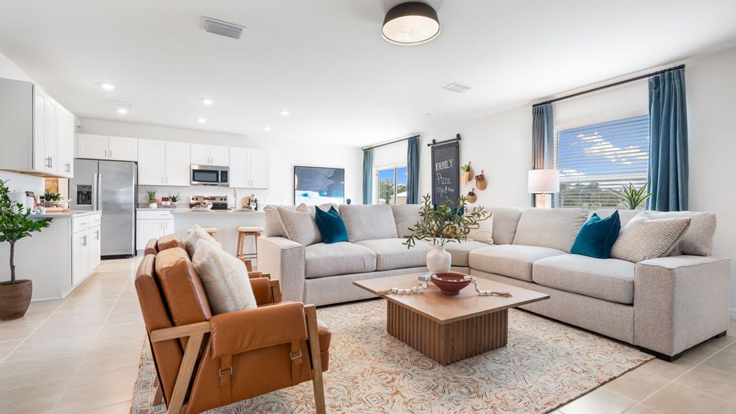 Representative furnished interior of a home built from the Eagle by Taylor Morrison in Coopers Meadow, Jacksonville (Image 9).