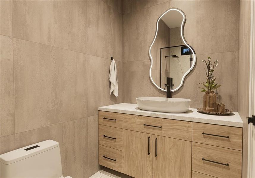 Furnished interior view inside a new home in , Fairburn (Image 16).