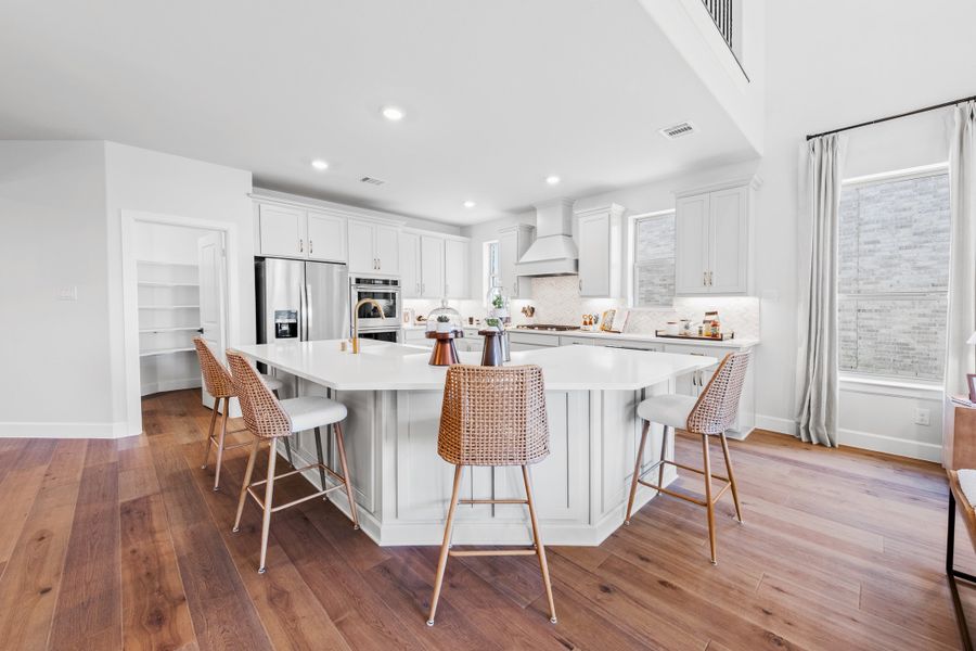 Furnished interior view inside a new home in Valencia on the Lake, Little Elm (Image 8).