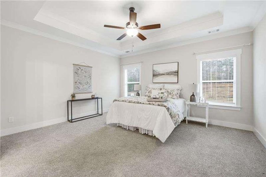 Furnished interior view inside a new home in , Dallas (Image 8).