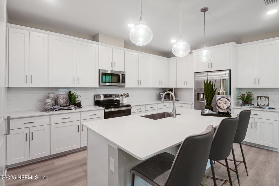 Furnished interior view inside a new home in , Fernandina Beach (Image 9).