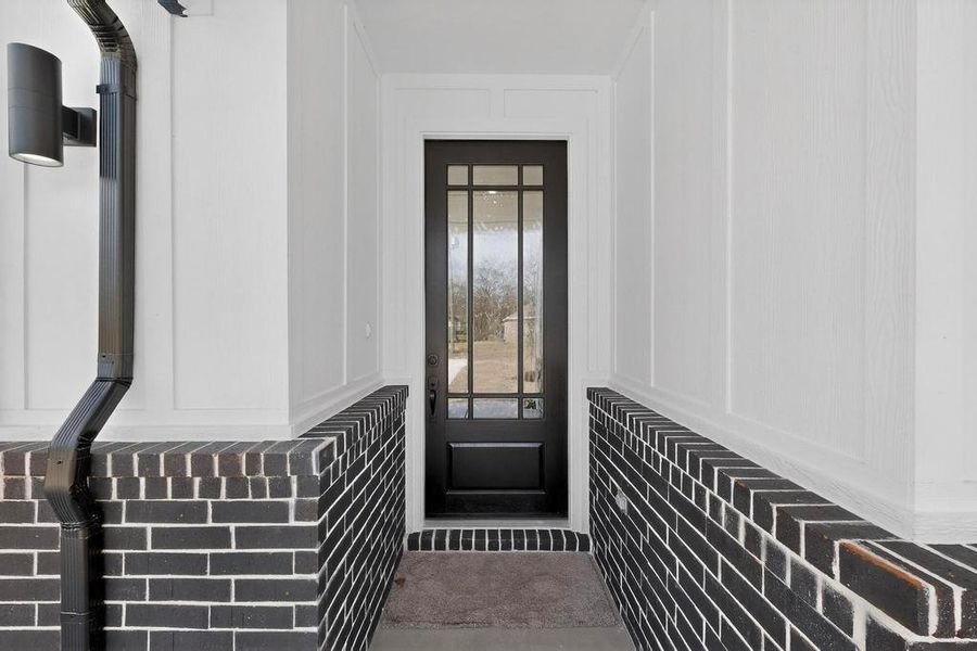 View of exterior entry