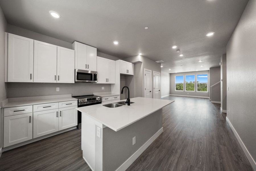 Furnished interior view inside a new home in Berkeley Villas, Denver (Image 7).