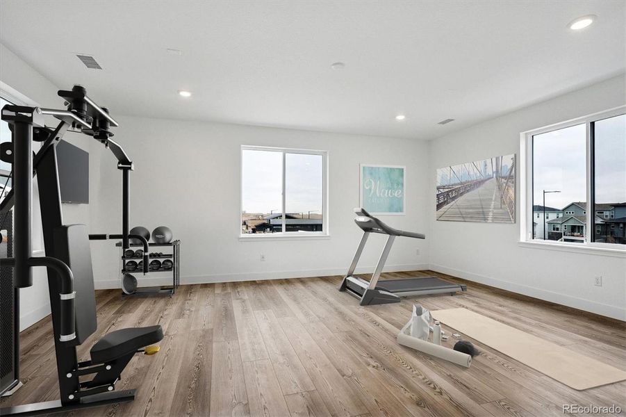 BONUS ROOM virtually staged as FITNESS BONUS ROOM virtually staged as FITNESS