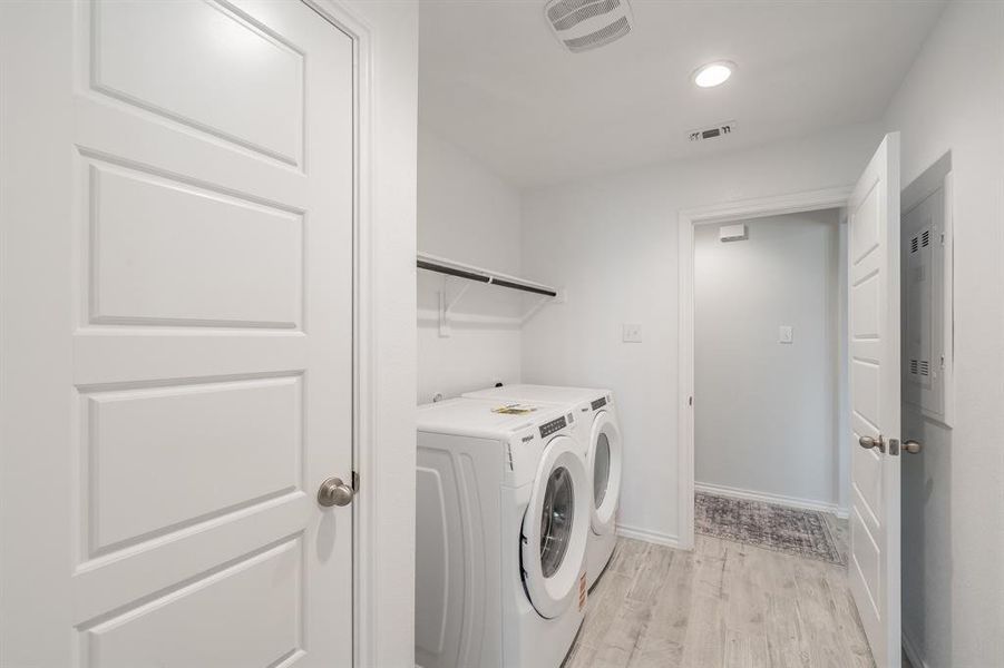 Furnished interior view inside a new home in Stone Eagle, Azle (Image 8).