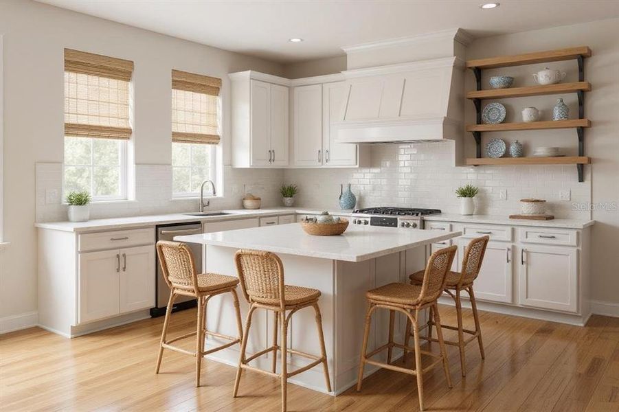 Furnished interior view inside a new home in , Sarasota (Image 13).