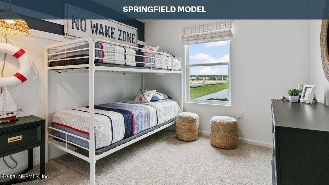 Furnished interior view inside a new home in Stokes Landing, St. Augustine (Image 33).