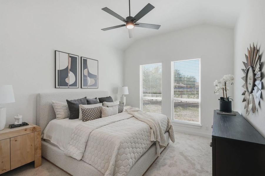 Representative furnished interior of a home built from the Tanner by Chesmar Homes in The Crossvine, Forney (Image 6).