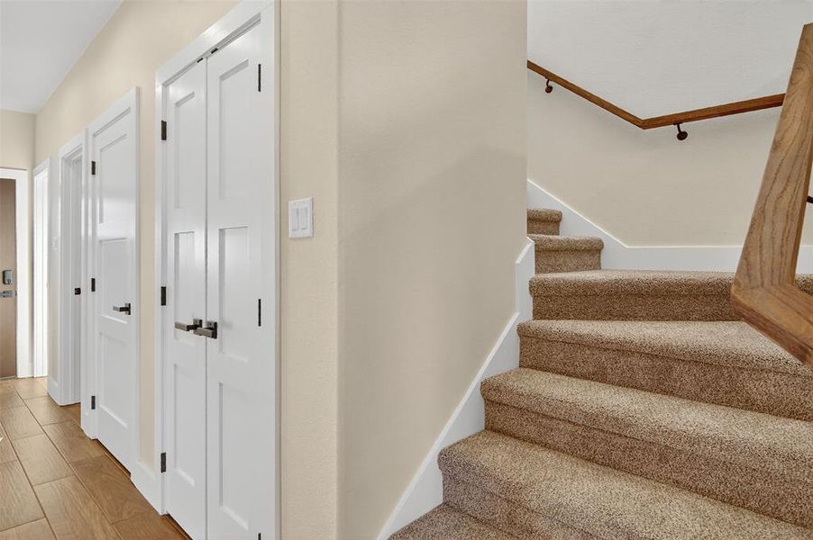 stairway to second floor