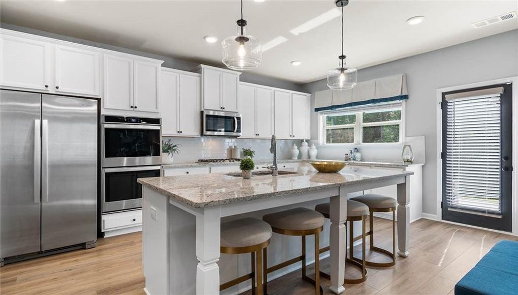 Furnished interior view inside a new home in Camp Creek Village, Atlanta (Image 25).