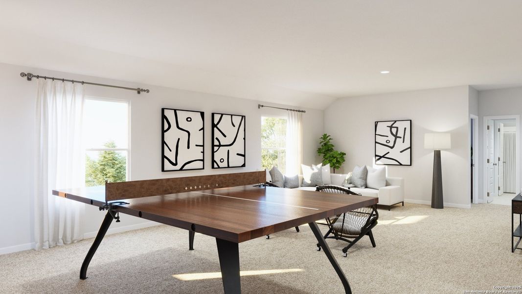 Furnished interior view inside a new home in Swenson Heights, Seguin (Image 9).