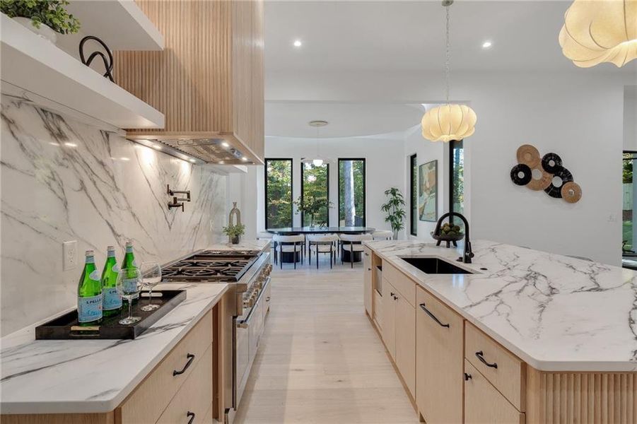 Furnished interior view inside a new home in , Atlanta (Image 15).