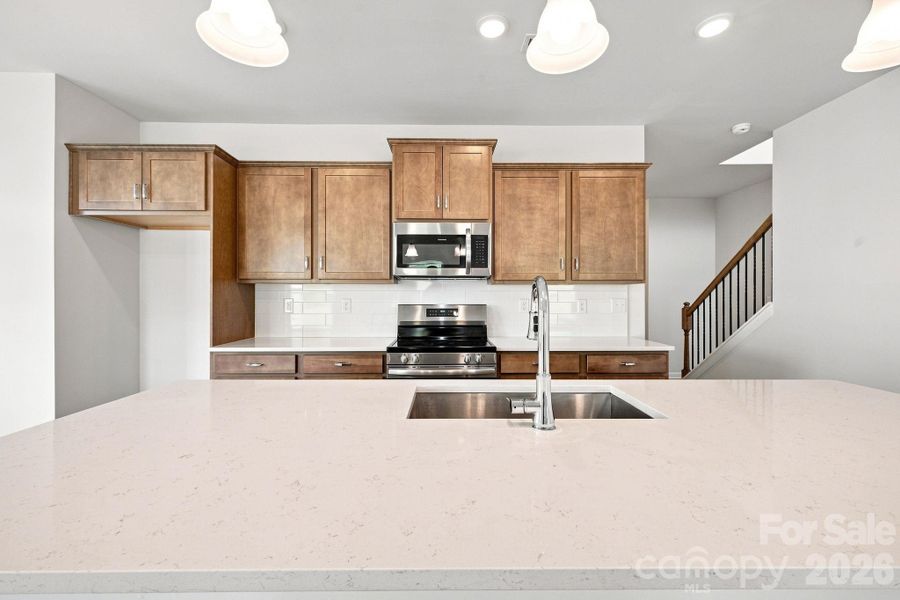 Furnished interior view inside a new home in Catawba Trace, Catawba (Image 7).