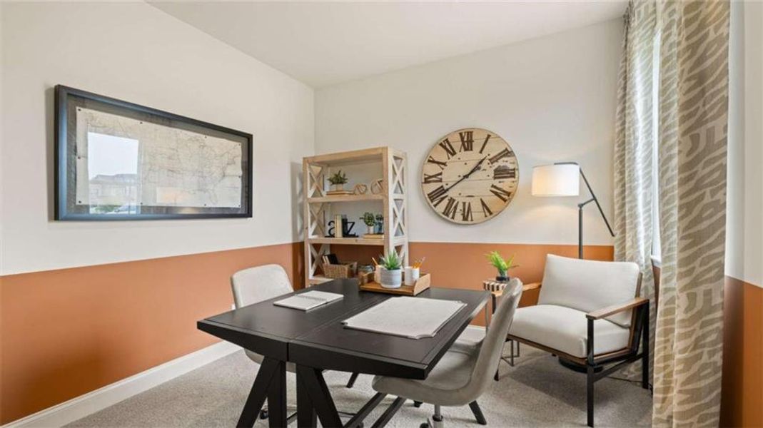Furnished interior view inside a new home in The Gates at Pates Creek, Hampton (Image 42).