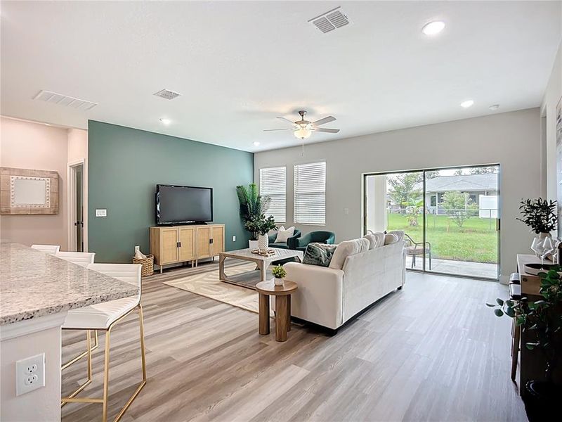 Furnished interior view inside a new home in , North Port (Image 44).