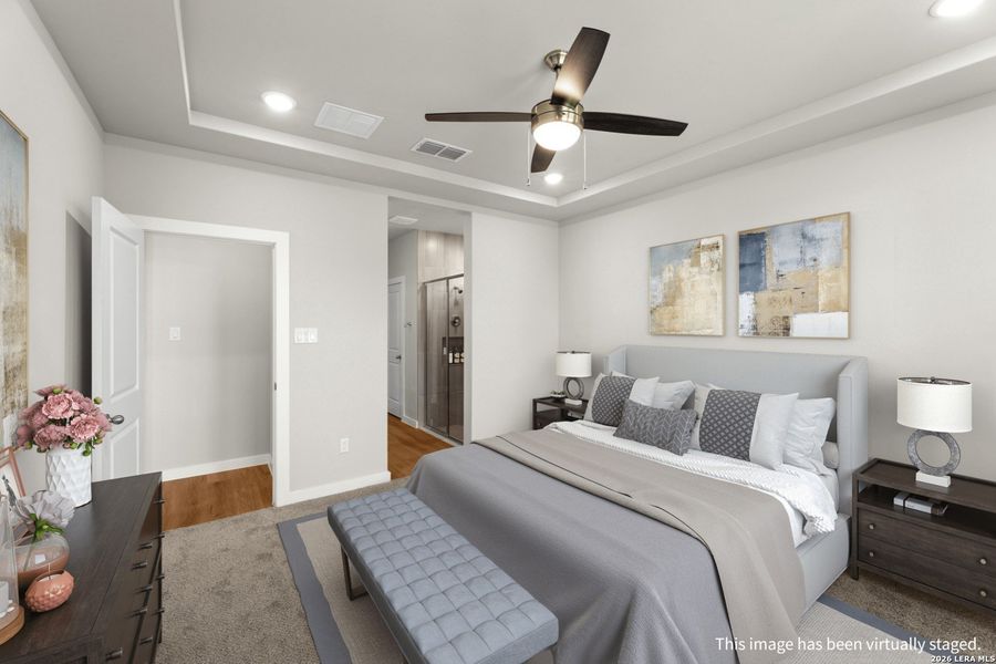 Furnished interior view inside a new home in , Mico (Image 7).