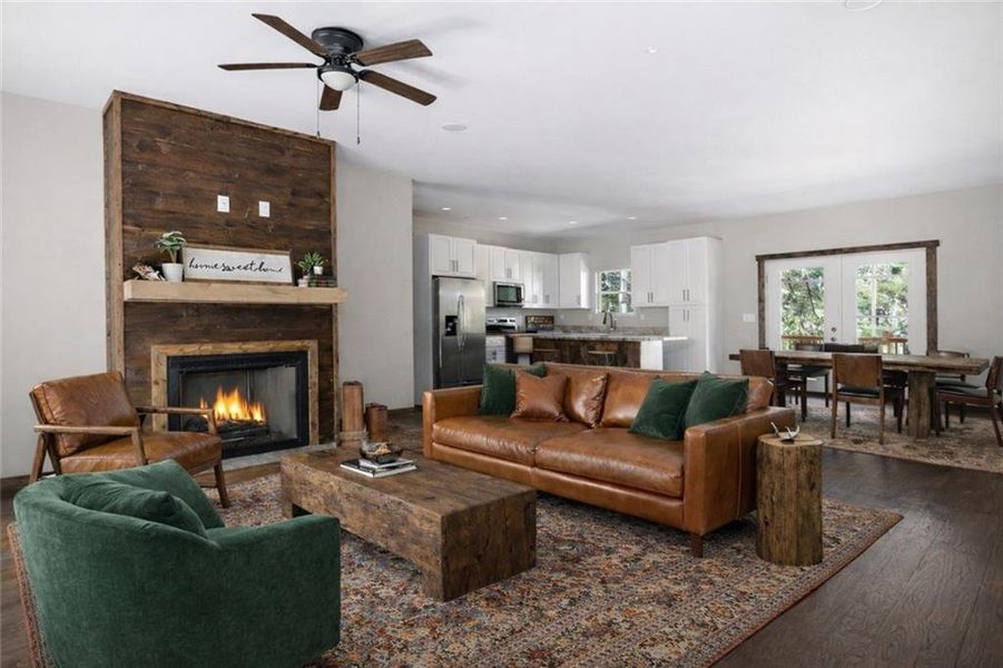 Furnished interior view inside a new home in , Ellijay (Image 10).