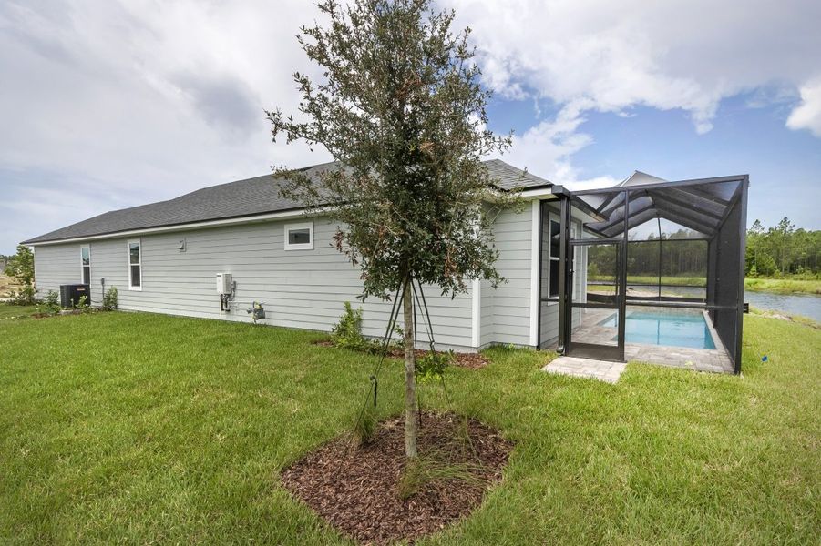 Representative exterior details of a home built from the Boca by Riverside Homes in Mariposa at EverRange, Jacksonville (Image 25).