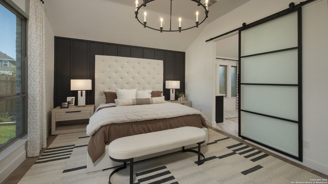 Furnished interior view inside a new home in Stillwater Ranch 50', San Antonio (Image 6).