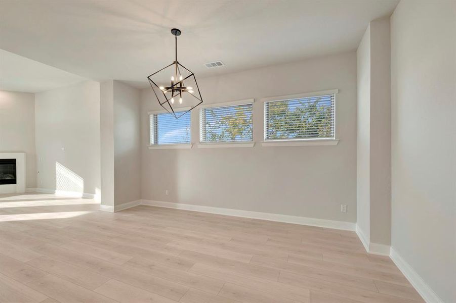 Spacious, unfurnished interior of a new home in Mantua Point Classics, Van Alstyne (Image 17). Spacious, unfurnished interior of a new home in Mantua Point Classics, Van Alstyne (Image 17).