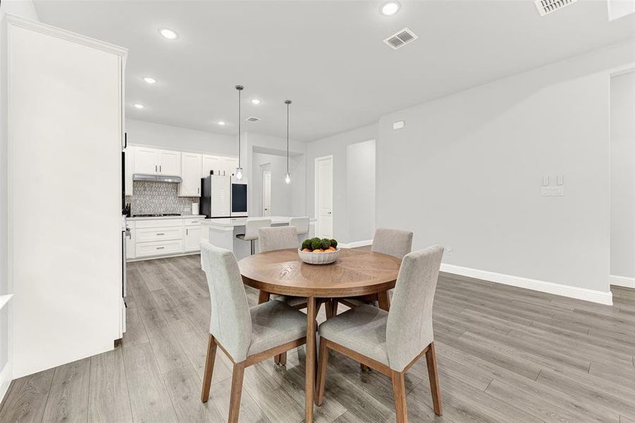 Furnished interior view inside a new home in , Northlake (Image 8).