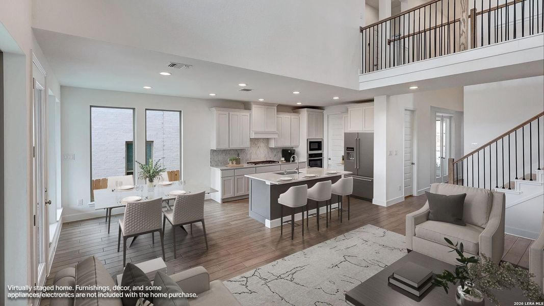 Furnished interior view inside a new home in Briggs Ranch, San Antonio (Image 13).