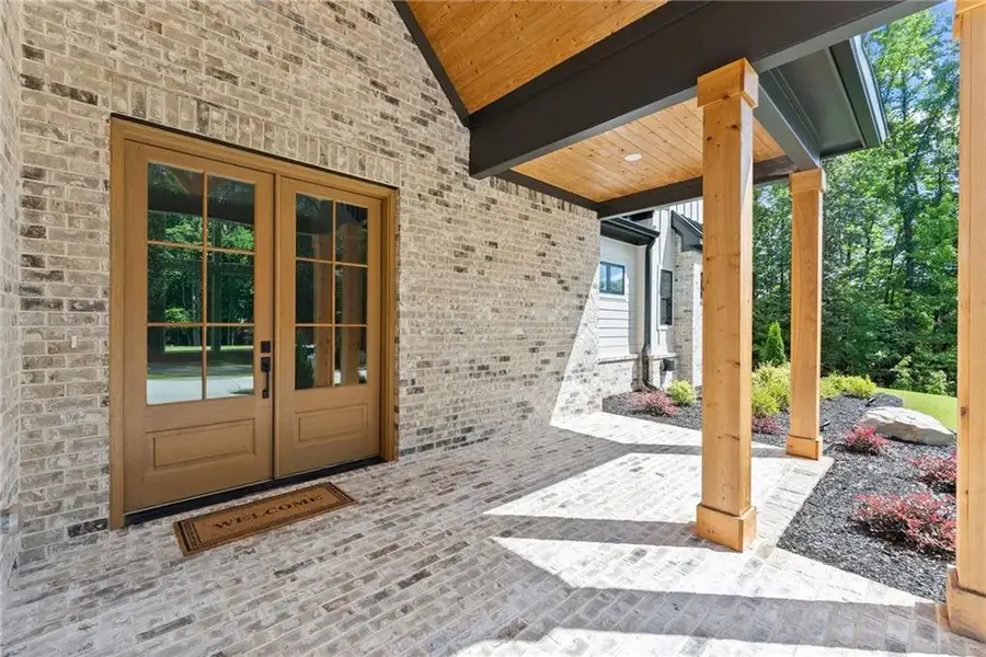 Exterior details and patio area of a home in , Hoschton (Image 3).