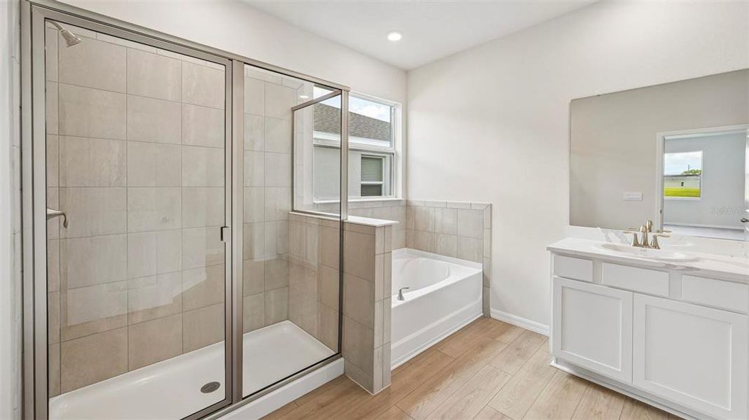 Furnished interior view inside a new home in Oakfield Trails, Parrish (Image 4).