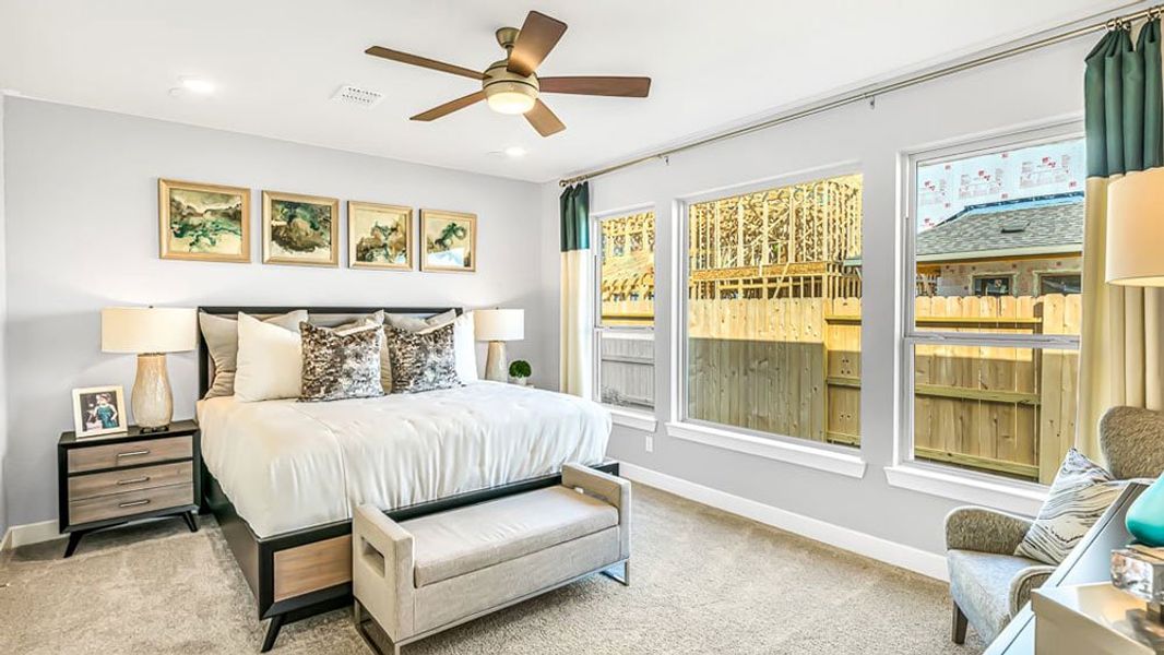 Furnished interior view inside a new home in Avalon at Cypress, Cypress (Image 4).