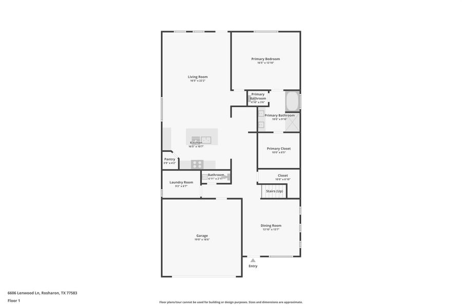 2D floor plan layout of this home in Landing Meadows - Premier Series, New Caney, TX (Image 2). 2D floor plan layout of this home in Landing Meadows - Premier Series, New Caney, TX (Image 2).