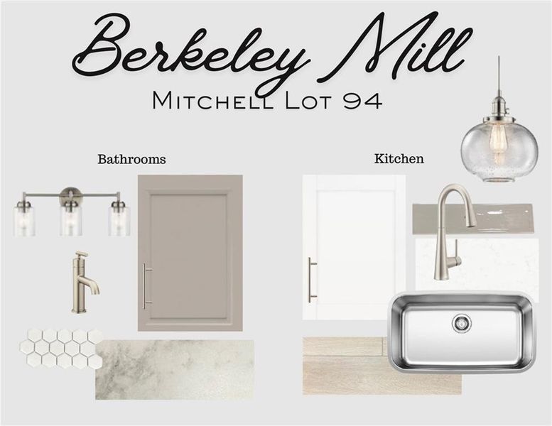 Sample of building materials used in homes in Berkeley Mill, Cumming (Image 19).