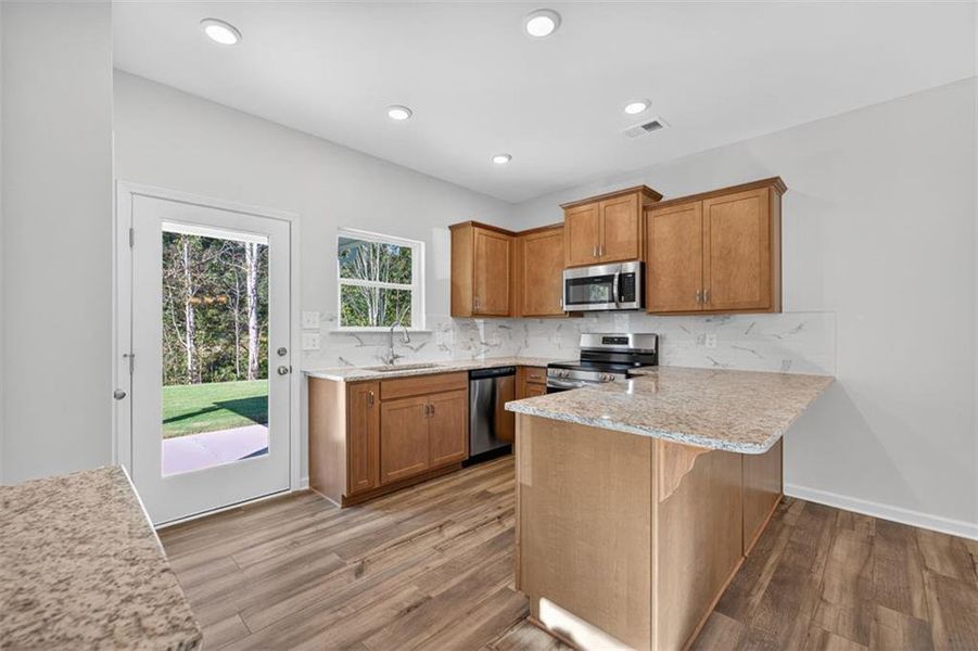 Furnished interior view inside a new home in Fair Oak, Calhoun (Image 11). Furnished interior view inside a new home in Fair Oak, Calhoun (Image 11).