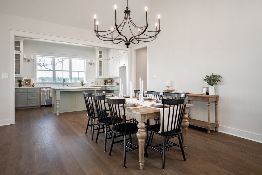 Representative furnished interior of a home built from the The Addison by Reece Homes in Pebble Creek, College Station (Image 17).