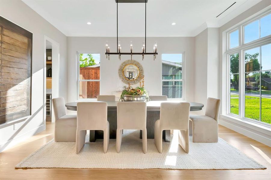 Furnished interior view inside a new home in , Dallas (Image 10).