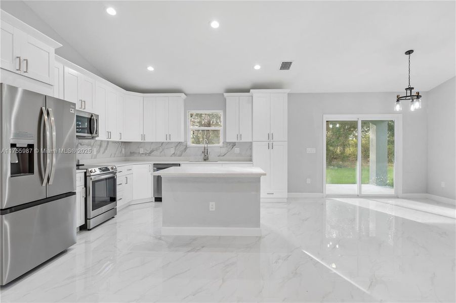 Furnished interior view inside a new home in , Lehigh Acres (Image 3).