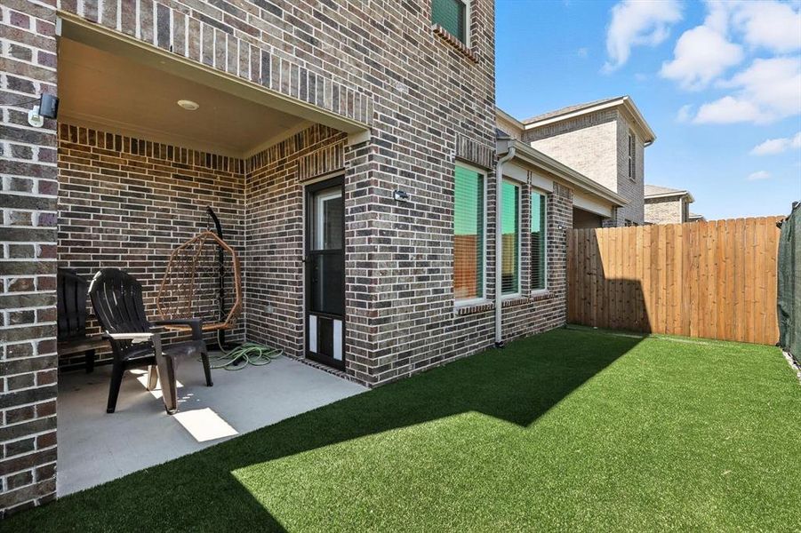 Exterior details and patio area of a home in , Anna (Image 3).