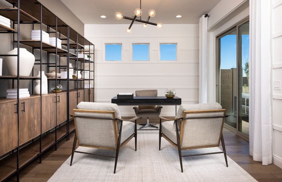 Representative furnished interior of a home built from the Virtue by Pulte Homes in Regent Hills - Enchantment Series, Buckeye (Image 10).